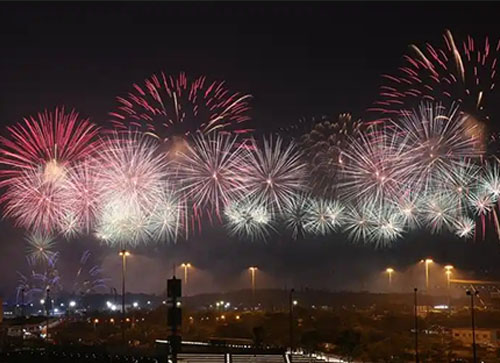 巢湖市焰火晚会